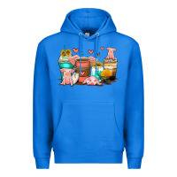 True Royal pigs coffee cups Premium Hoodie - Zillion Design Studio