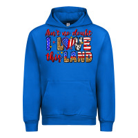 Cobalt ain't no doubt i love this land Urban Hoodie - Zillion Design Studio