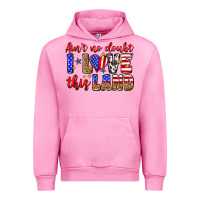 Fuchsia Pink ain't no doubt i love this land Urban Hoodie - Zillion Design Studio