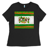 St Patricks One Lucky Heifer Ladies Tee | Teevron