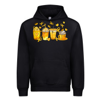 Black Childhood Cancer Coffee Cups Urban Hoodie - texasbilliewilder
