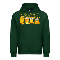 Forest Green Childhood Cancer Coffee Cups Urban Hoodie - texasbilliewilder