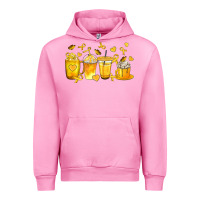 Fuchsia Pink Childhood Cancer Coffee Cups Urban Hoodie - texasbilliewilder