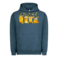 Pigment Midnight Navy Childhood Cancer Coffee Cups Urban Hoodie - texasbilliewilder