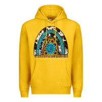 Lemon rainbow sunflower gemstone Premium Hoodie - RanaPortraitStore
