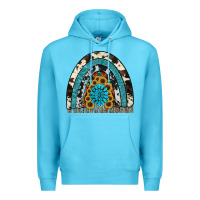 Rainbow Sunflower Gemstone Premium Hoodie | Teevron