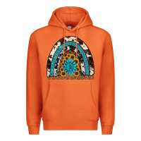 Carrot rainbow sunflower gemstone Premium Hoodie - RanaPortraitStore