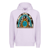 Lilac rainbow sunflower gemstone Premium Hoodie - RanaPortraitStore