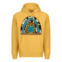 Mustard rainbow sunflower gemstone Premium Hoodie - RanaPortraitStore