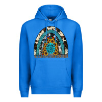 True Royal rainbow sunflower gemstone Premium Hoodie - RanaPortraitStore