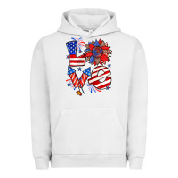 Pigment Lunar Rock 4th of july love Urban Hoodie - Zillion Design Studio
