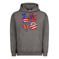 Pigment Tornado 4th of july love Urban Hoodie - Zillion Design Studio