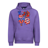 Tulip 4th of july love Urban Hoodie - Zillion Design Studio
