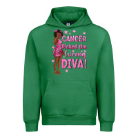 Emerald Cancer Picked The Wrong Diva with Black Woman Urban Hoodie - texasbilliewilder