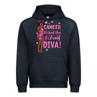 Navy Cancer Picked The Wrong Diva with Black Woman Urban Hoodie - texasbilliewilder