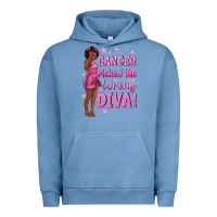 Pigment Pebble Blue Cancer Picked The Wrong Diva with Black Woman Urban Hoodie - texasbilliewilder