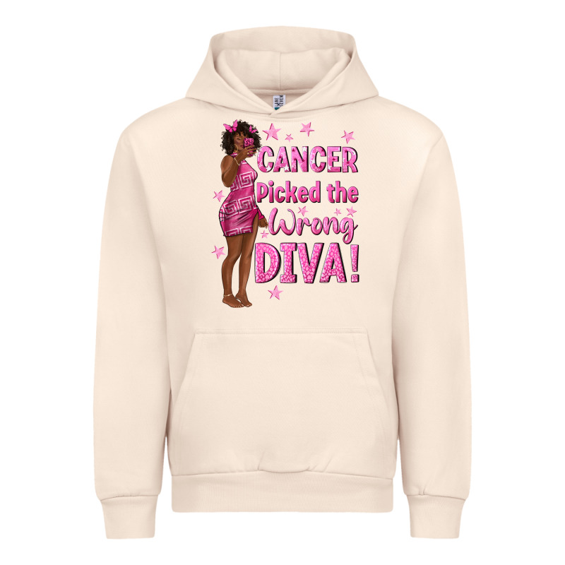 Cancer Picked The Wrong Diva With Black Woman Urban Hoodie by texasbilliewilder | Teevron