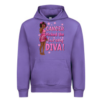 Tulip Cancer Picked The Wrong Diva with Black Woman Urban Hoodie - texasbilliewilder