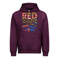 Mauve Wine red white and pew pew pew Urban Hoodie - Zillion Design Studio