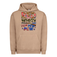 Pigment Burro red white and pew pew pew Urban Hoodie - Zillion Design Studio