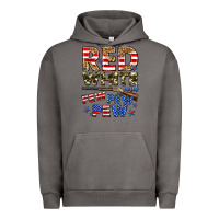 Pigment Tornado red white and pew pew pew Urban Hoodie - Zillion Design Studio