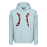 Blue Mist ball stitch Premium Hoodie - AdoDesignShop