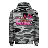 Slate Camo Breast Cancer Awareness with Afro Woman Premium Hoodie - texasbilliewilder