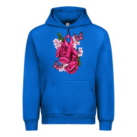Cobalt Cancer Boxing Gloves with Ribbon Urban Hoodie - texasbilliewilder