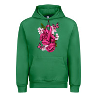 Emerald Cancer Boxing Gloves with Ribbon Urban Hoodie - texasbilliewilder