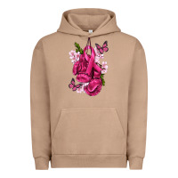 Pigment Burro Cancer Boxing Gloves with Ribbon Urban Hoodie - texasbilliewilder
