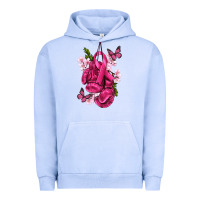 Pigment Grape Ice Cancer Boxing Gloves with Ribbon Urban Hoodie - texasbilliewilder