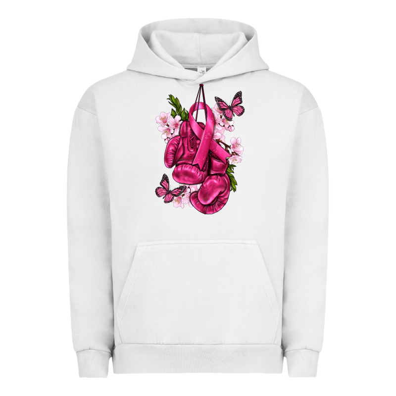 Cancer Boxing Gloves With Ribbon Urban Hoodie by texasbilliewilder | Teevron