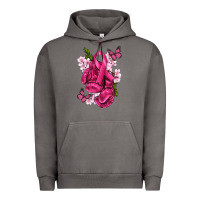 Pigment Tornado Cancer Boxing Gloves with Ribbon Urban Hoodie - texasbilliewilder