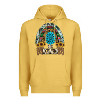 Antique Gold western rainbow  be kind Premium Hoodie - RanaPortraitStore