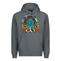 Rock western rainbow  be kind Premium Hoodie - RanaPortraitStore