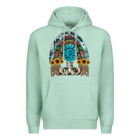 Seafoam western rainbow  be kind Premium Hoodie - RanaPortraitStore
