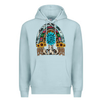 Blue Mist western rainbow  be kind Premium Hoodie - RanaPortraitStore