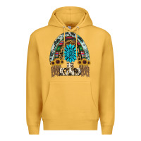 Mustard western rainbow  be kind Premium Hoodie - RanaPortraitStore