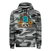 Slate Camo western rainbow  be kind Premium Hoodie - RanaPortraitStore