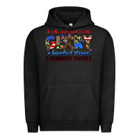 Pigment Black it's the guts and it's the glory a hundred stripes Urban Hoodie - Zillion Design Studio