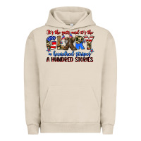 Pigment French Oak it's the guts and it's the glory a hundred stripes Urban Hoodie - Zillion Design Studio