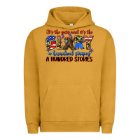 Pigment Peanut Butter it's the guts and it's the glory a hundred stripes Urban Hoodie - Zillion Design Studio