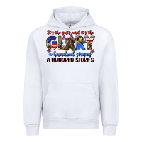 White it's the guts and it's the glory a hundred stripes Urban Hoodie - Zillion Design Studio