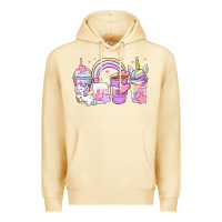 Pina Colada unicorn coffee cups Premium Hoodie - Zillion Design Studio