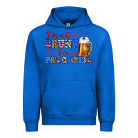 Cobalt i'm not drunk i'm patriotic zillion Urban Hoodie - Zillion Design Studio