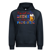 Navy i'm not drunk i'm patriotic zillion Urban Hoodie - Zillion Design Studio