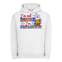Pigment Lunar Rock i'm not drunk i'm patriotic zillion Urban Hoodie - Zillion Design Studio