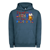 Pigment Midnight Navy i'm not drunk i'm patriotic zillion Urban Hoodie - Zillion Design Studio