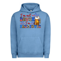 Pigment Pebble Blue i'm not drunk i'm patriotic zillion Urban Hoodie - Zillion Design Studio