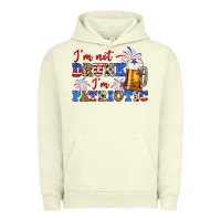 Pigment Pistachio i'm not drunk i'm patriotic zillion Urban Hoodie - Zillion Design Studio